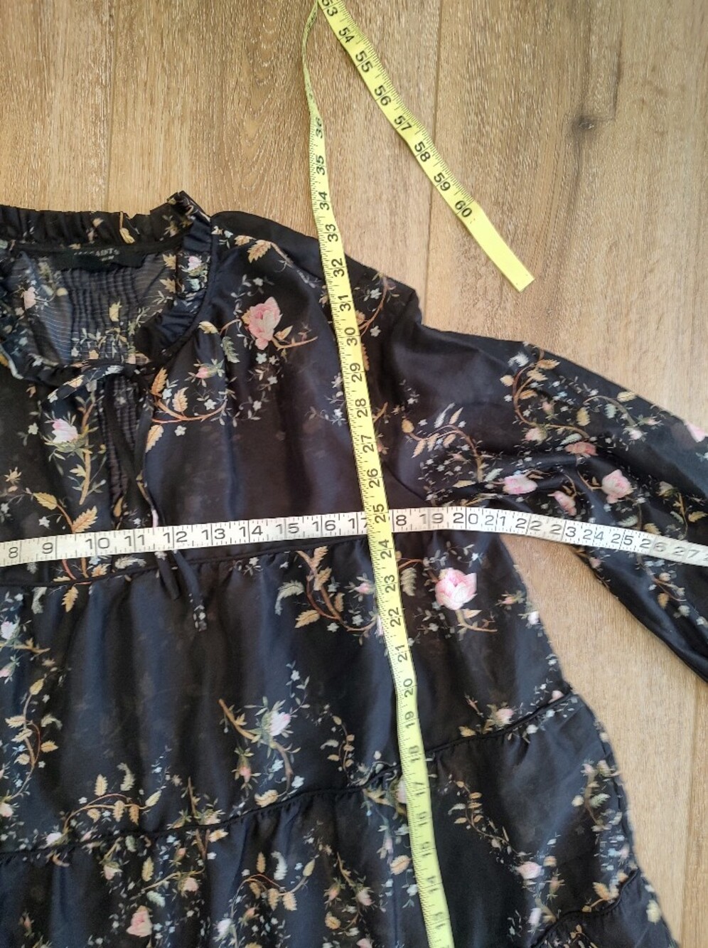 All Saints Mindy Oto Floral Women’s Mini Tiered Trapeze Dress Size 6 - Picture 6 of 16